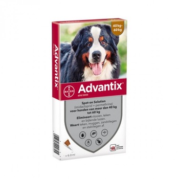 Deparazitare externa, Advantix,1 Pipeta, pentru caini 40-60 kg Deparazitare externa, Advantix,1 Pipeta, pentru caini 40-60 kg