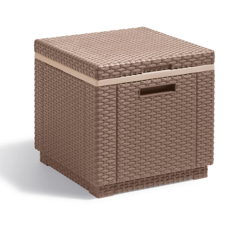Хладилна кутия Allibert, Полипропилен, 42x42x41 cm, Кафяв