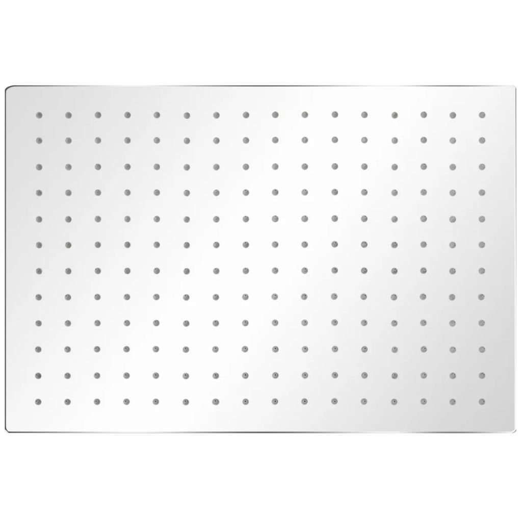 Para de dus ploaie, vidaXL, Otel inoxidabil, 40 x 30 cm, Argintiu