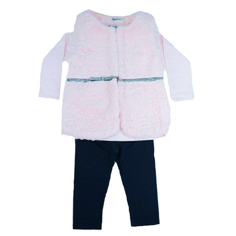 Compleu 3 piese pentru bebelusi Happy House HH190R, Multicolor