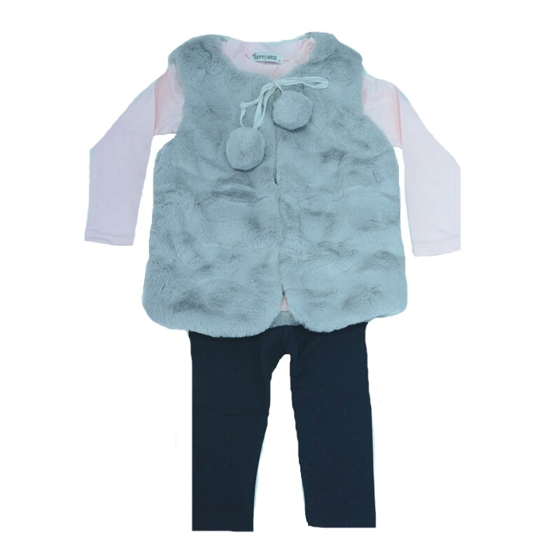 Compleu 3 piese pentru bebelusi Happy House HH191G, Multicolor