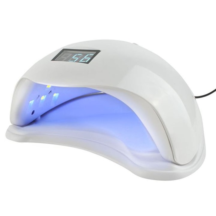 Lampa LED UV Profesionala cu Timer si Afisaj LCD, putere 48W