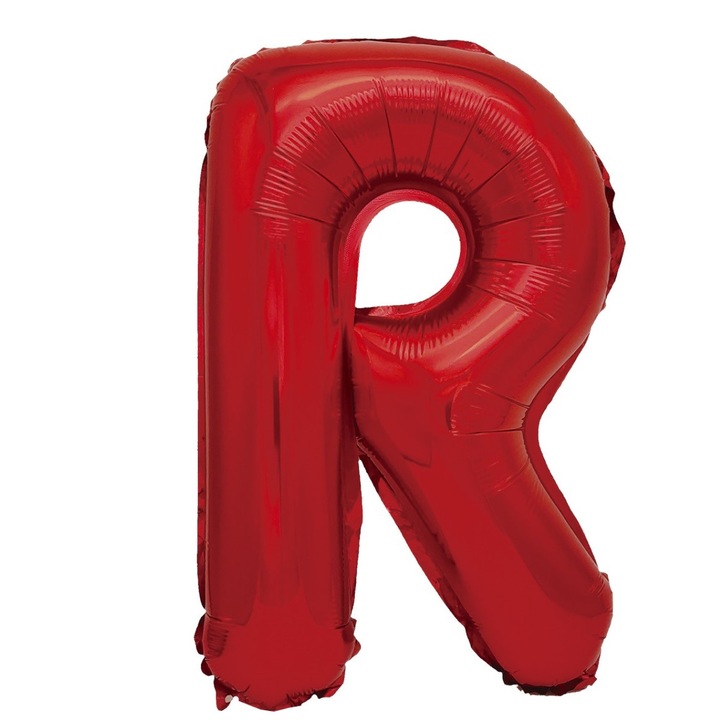 Балон Mirific Party буква "R", Метално фолио, Червен, 40 см