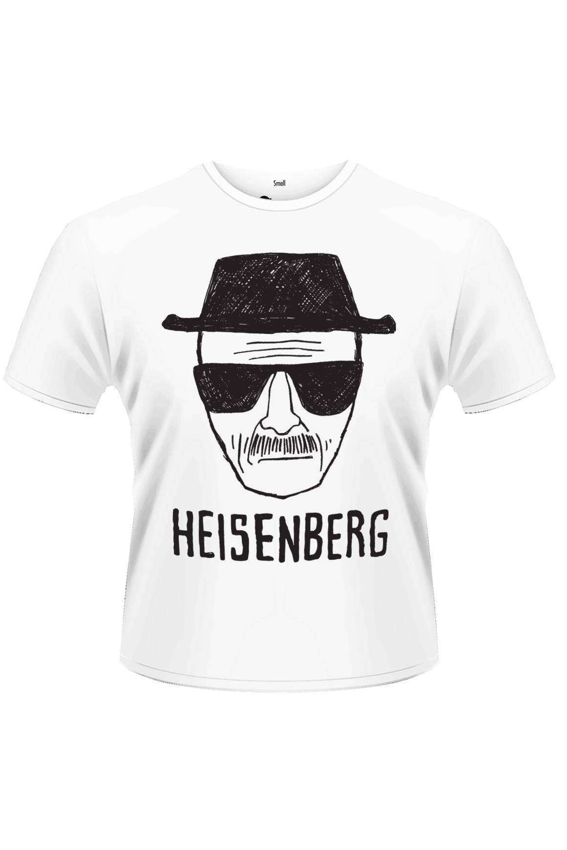Tricou alb pentru barbati: Breaking Bad - Heisenberg Sketch, eMAG.ro