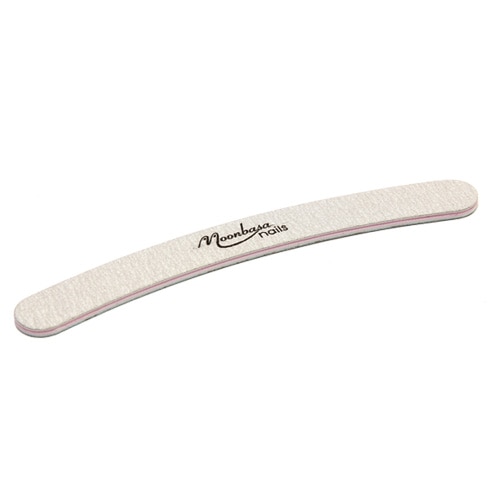 Pila pentru unghii, MoonbasaNails Banana, 100/180, Gri