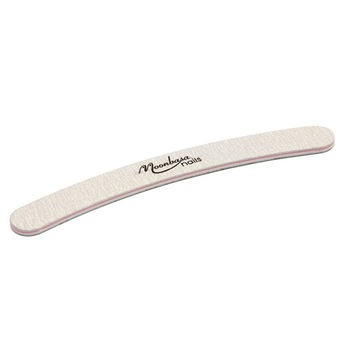 Pila pentru unghii, MoonbasaNails Banana, 100/180, Gri Pila pentru unghii, MoonbasaNails Banana, 100/180, Gri