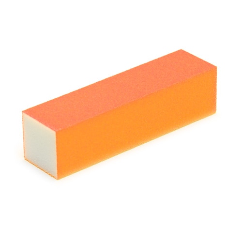 Pila Buffer cu 4 fete, MoonbasaNails, Portocaliu neon