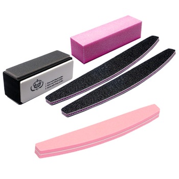 Set pile si buffer MoonbasaNails, Multicolor Set pile si buffer MoonbasaNails, Multicolor