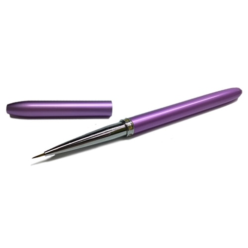 Pensula cu varf de stras pentru unghii MoonbasaNails D007-0000, Purpuriu