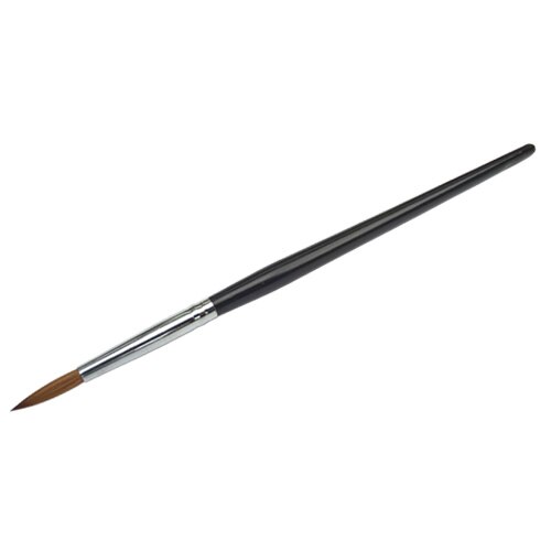 Pensula pentru unghii MoonbasaNails, Ascutita, Negru, D004-4