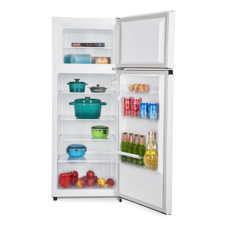 Frigider cu doua usi Heinner HF-205A+, 205 l, Clasa A+, Iluminare LED, H 143.4 cm, Alb