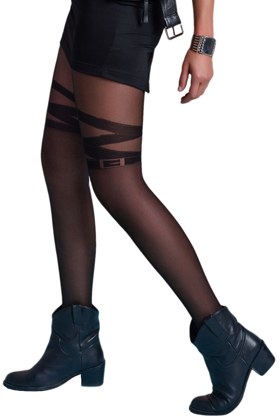 Dres Dama, Penti, Belt 30D, S-M, Negru