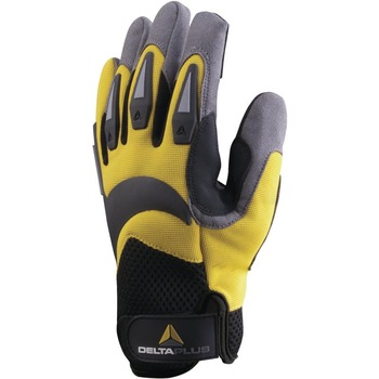 Manusi anti-impact VV902, 2XL - 11, Delta Plus, galben - negru - gri, VV902JA11 Manusi anti-impact VV902, 2XL - 11, Delta Plus, galben - negru - gri, VV902JA11