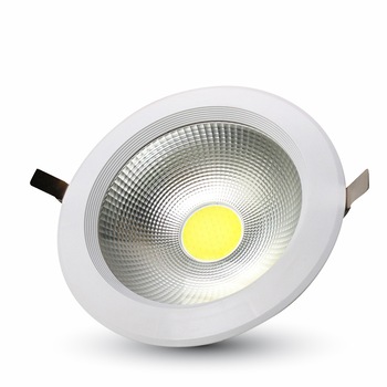 Spot LED COB Rotund A++ 30W, V-TAC, diametru 220mm, Alb Rece Spot LED COB Rotund A++ 30W, V-TAC, diametru 220mm, Alb Rece