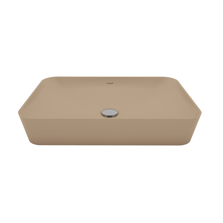 Lavoar Creavit Ultra 60 cm Washbasin - Cappuccino Matt