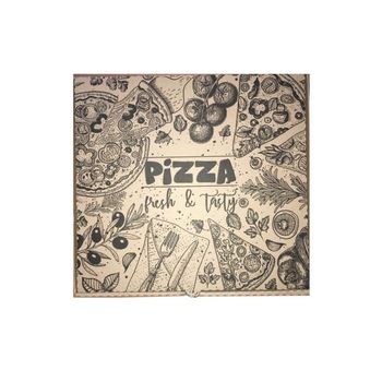 Set 100 Cutii Pizza Corolla Packaging, 32x3.5x32 cm, Fresh & Tasty, Natur Set 100 Cutii Pizza Corolla Packaging, 32x3.5x32 cm, Fresh & Tasty, Natur