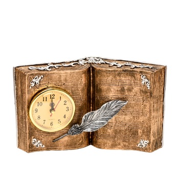 Ceas decorativ carte 04, realizat din rasina, 25 cm Ceas decorativ carte 04, realizat din rasina, 25 cm