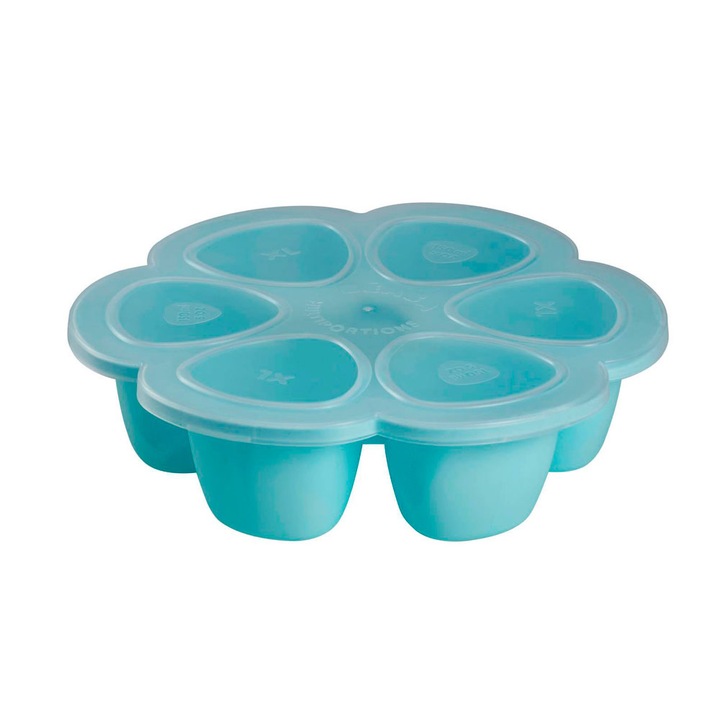 Beaba Hermetikus Többportos Szilikon Konténer, Beaba Blue