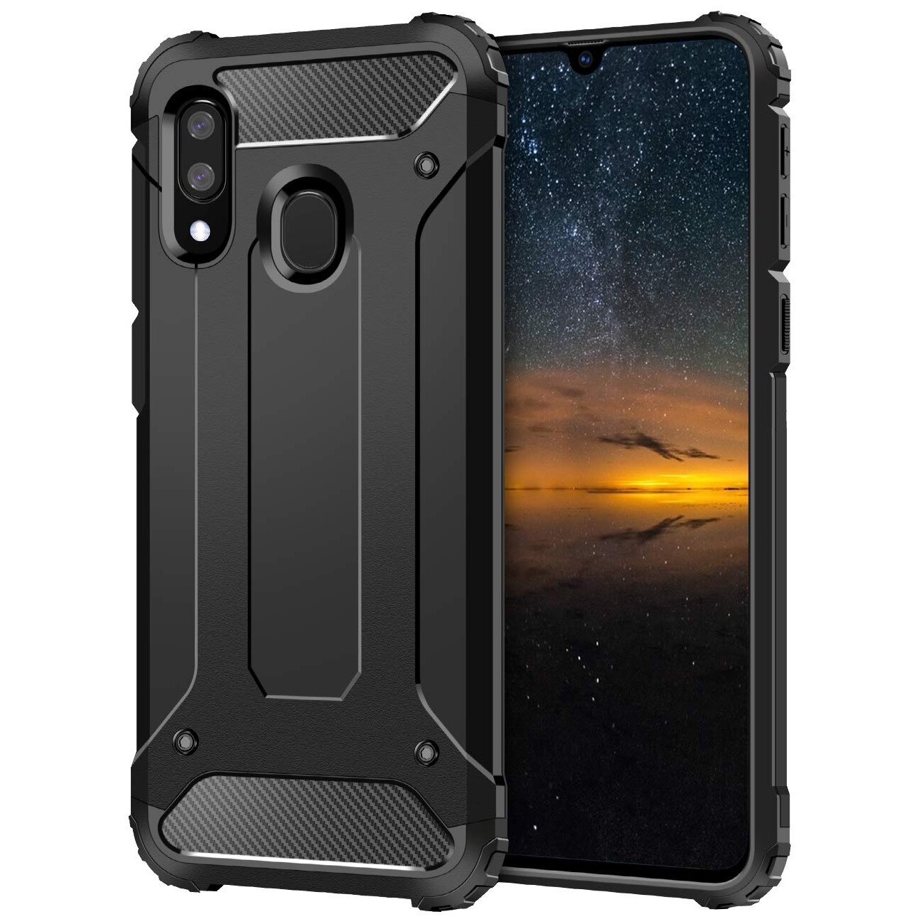 Husa SAMSUNG Galaxy A20e - Armor (Negru) FORCELL