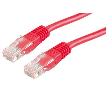 Cablu de retea RJ45 MYCON UTP Cat.6 1m Rosu, CON1531 Cablu de retea RJ45 MYCON UTP Cat.6 1m Rosu, CON1531