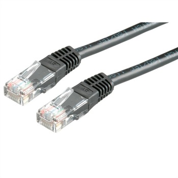 Cablu de retea RJ45 MYCON UTP Cat.6 10m Negru, CON1585 Cablu de retea RJ45 MYCON UTP Cat.6 10m Negru, CON1585