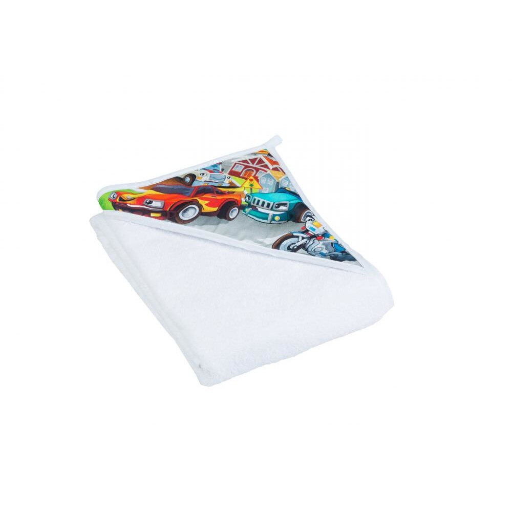 Prosop copii cu capison 80x80 cm Cars white