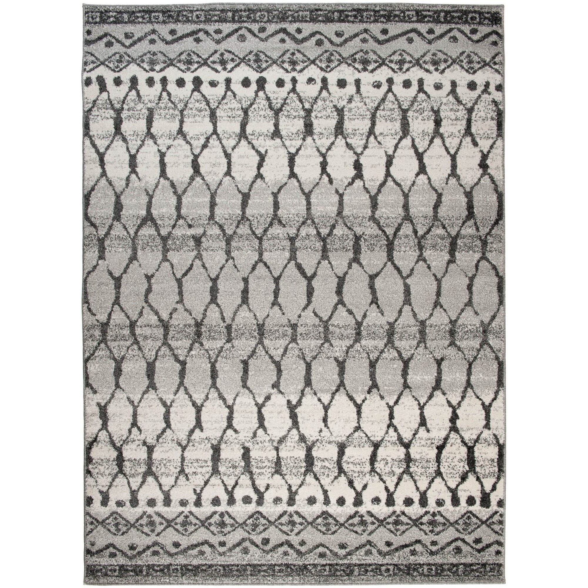 Covor Sari Runner Chemex H071B alb 160x203