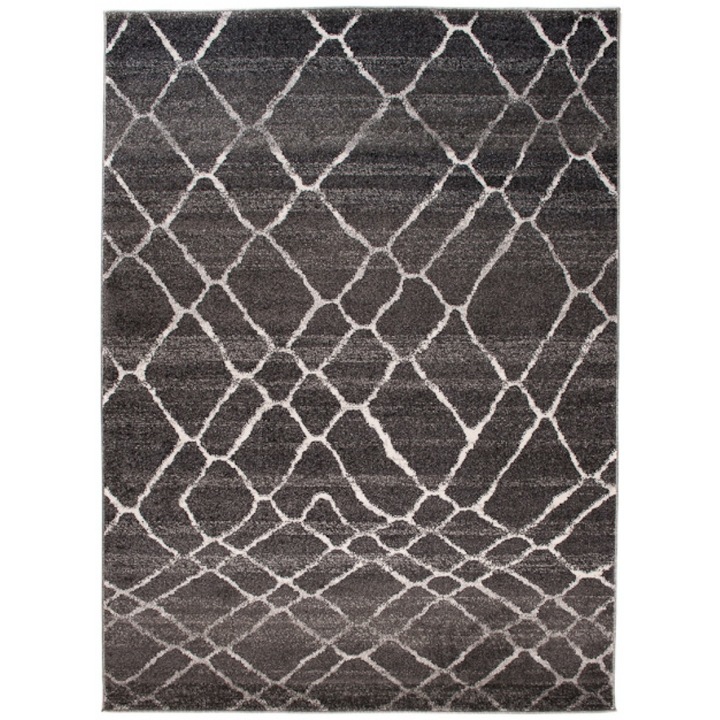 Chemex Szőnyeg H072A Anthrasit Fekete 80 x 150 cm