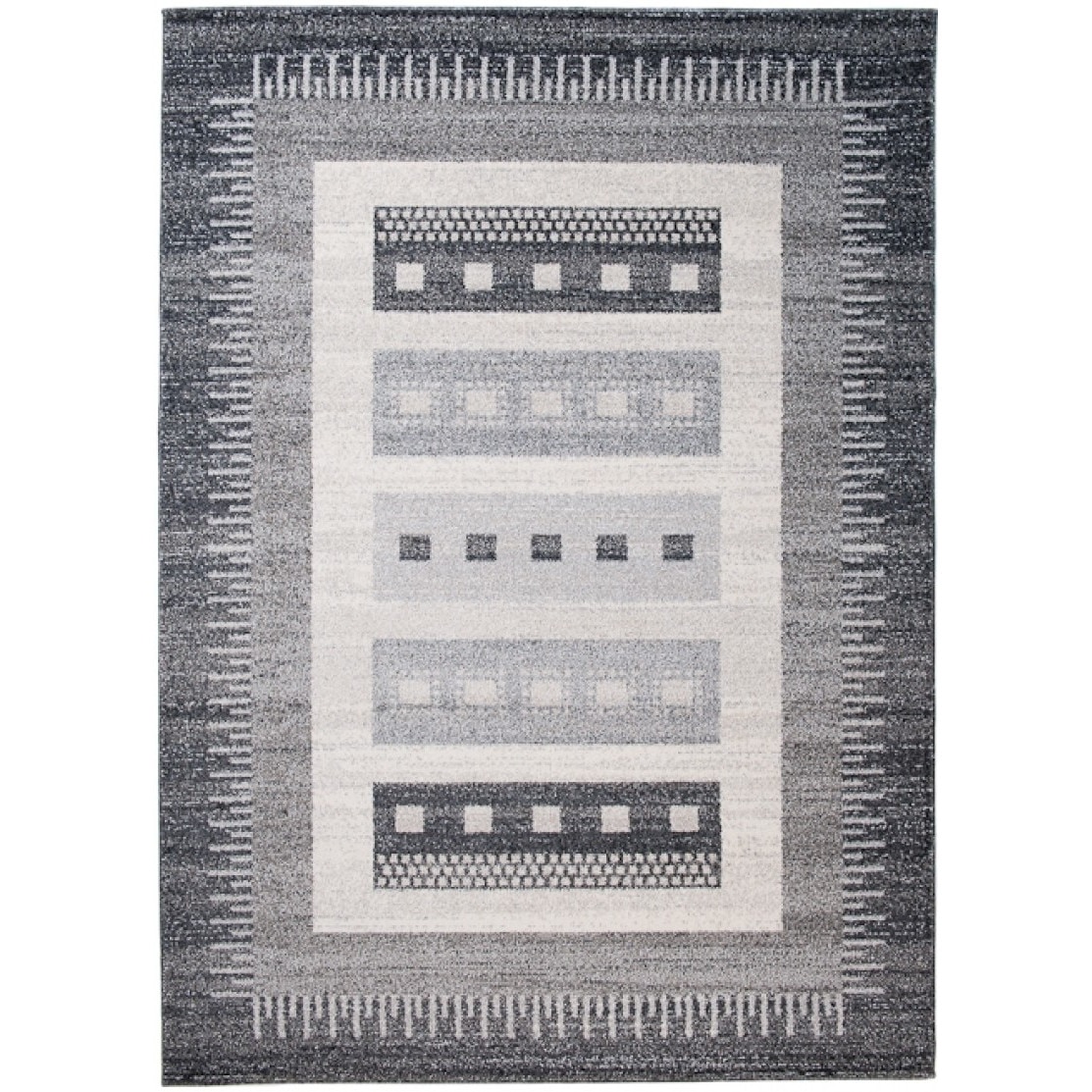 Covor Sari Contemporary Chemex K189A negru 300x400