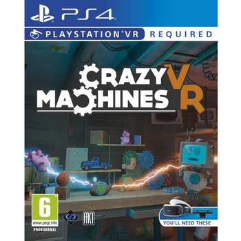 Joc CRAZY MACHINES (VR) pentru PlayStation 4 Joc CRAZY MACHINES (VR) pentru PlayStation 4
