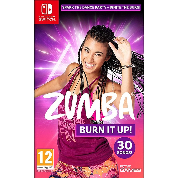 505 Games ZUMBA BURN IT UP játék Nintendo Switchhez