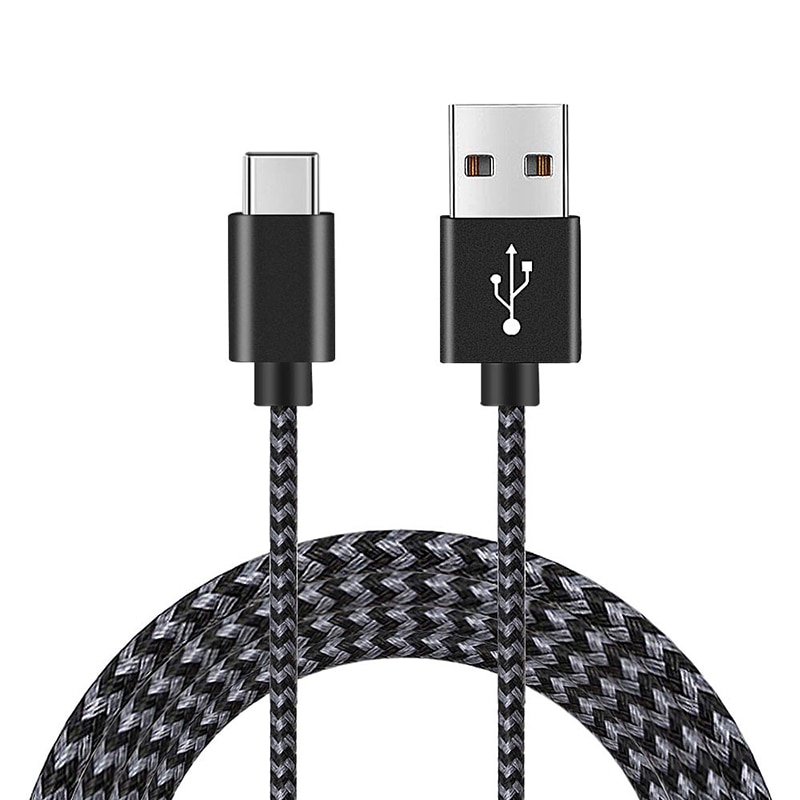 Cablu de incarcare/transfer date Type-C USB 3.1, 3M lungime, ranforsat, Negru cu Gri, BBL1029