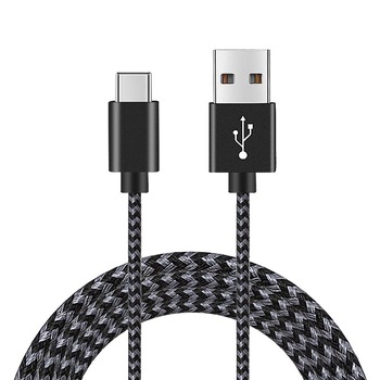 Cablu de incarcare/transfer date Type-C USB 3.1, 3M lungime, ranforsat, Negru cu Gri, BBL1029 Cablu de incarcare/transfer date Type-C USB 3.1, 3M lungime, ranforsat, Negru cu Gri, BBL1029