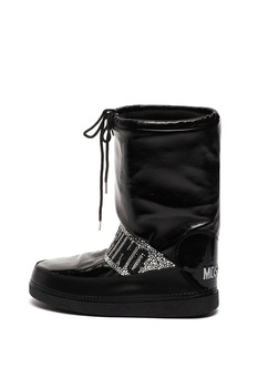 Love Moschino, Cizme apres-schi cu strasuri, Negru, 37-38 Love Moschino, Cizme apres-schi cu strasuri, Negru, 37-38