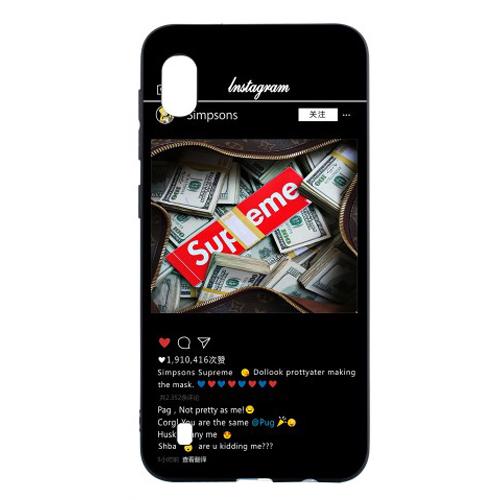 Carcasa Husa Samsung Galaxy A10 model Instagram, Antisoc + Folie sticla securizata Samsung Galaxy A10 Tempered Glass Viceversa