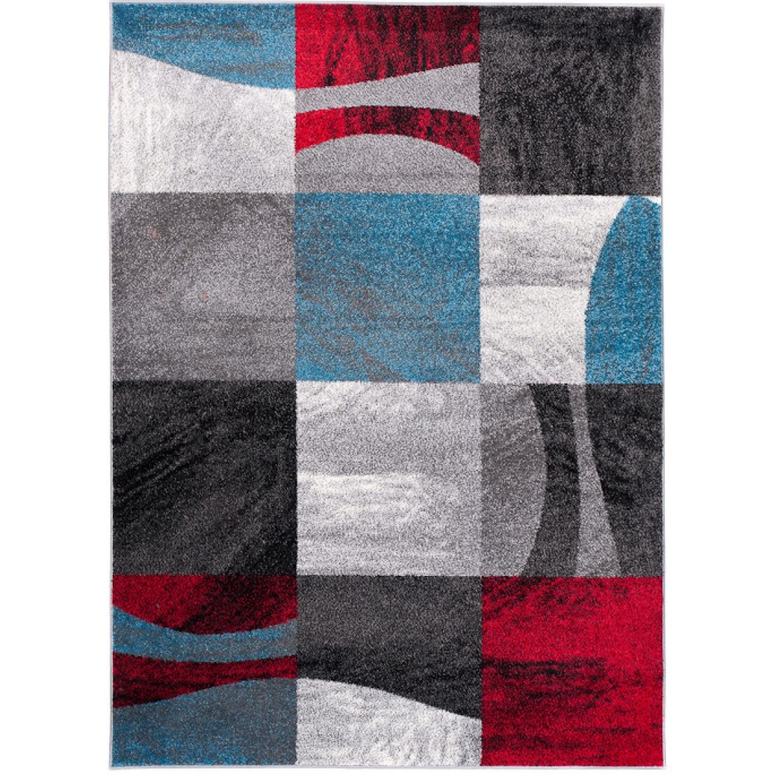 Covor Jawa Modern Abstract Chemex F860B ANTHRATICE negru 80x150
