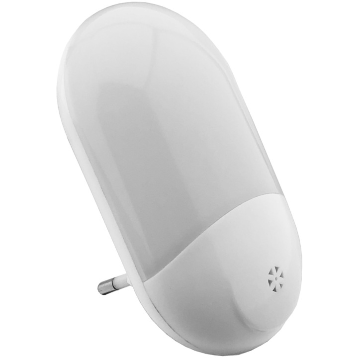 Entac LED 0.7W нощна лампа със сензор за светлина