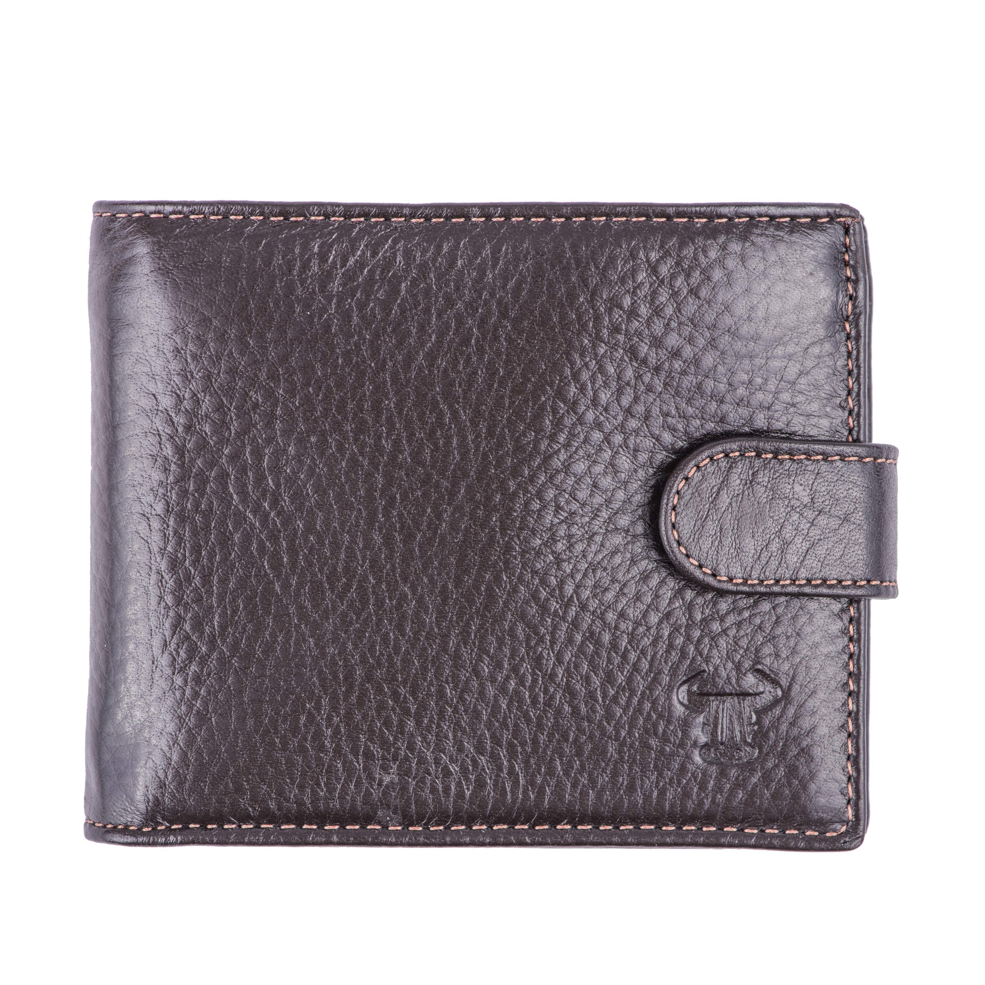 Portofel piele barbati,Toro Nero, Leather touch coffee