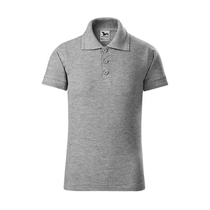 Tricou polo pentru copii Pique Polo, Gri inchis
