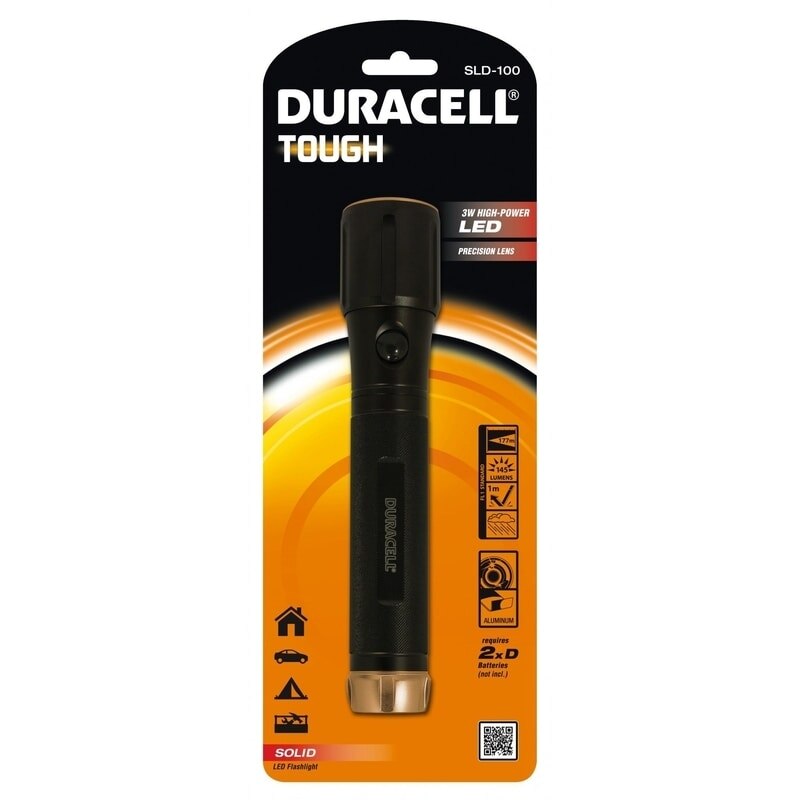 Lanterna LED Tought Duracell DSLD-1, 131 lm - CNL