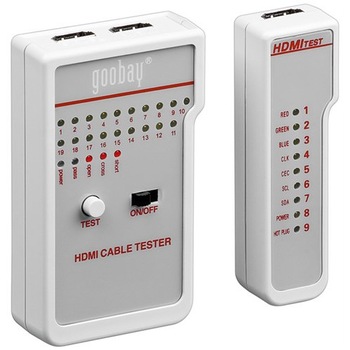 Tester pentru cabluri HDMI, Goobay Tester pentru cabluri HDMI, Goobay