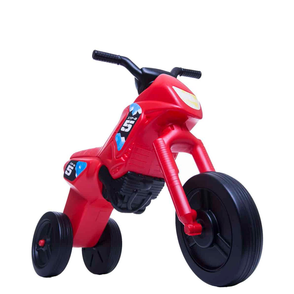 Tricicleta fara pedale MAXI, Enduro, rosu-negru