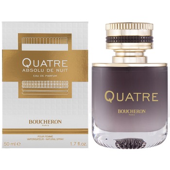 Apa de parfum Boucheron Quatre Absolu de Nuit pour Femme, 50 ml Apa de parfum Boucheron Quatre Absolu de Nuit pour Femme, 50 ml