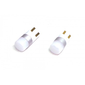 Set 2 becuri LED T10, W5W, W3W, W10W, W2.1x9.5d, W16W, 194, 2825 12V CANBUS 190lm Set 2 becuri LED T10, W5W, W3W, W10W, W2.1x9.5d, W16W, 194, 2825 12V CANBUS 190lm