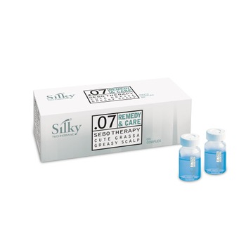 Tratament pentru par Silky Sebo Therapy , 10fiole/10ml Tratament pentru par Silky Sebo Therapy , 10fiole/10ml