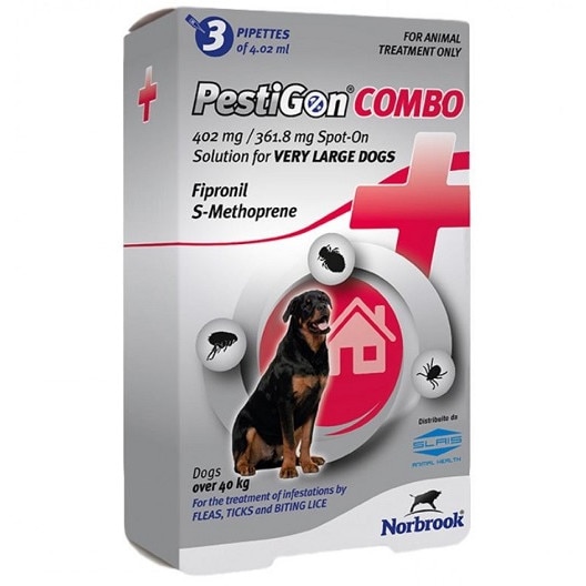 Solutie Antiparazitara, PestiGon Combo Dog, XL 402 mg/361,8 mg, 1 Pipeta