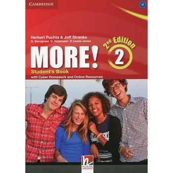 More! Level 2, Student's Book with Cyber Homework and Online Resources, Herbert Puchta, Jeff Stranks, Günter Gerngross, Christian Holzmann, Peter Lewis-Jones More! Level 2, Student's Book with Cyber Homework and Online Resources, Herbert Puchta, Jeff Stranks, Günter Gerngross, Christian Holzmann, Peter Lewis-Jones