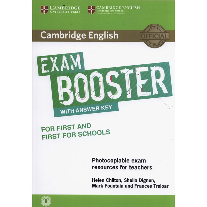 Cambridge English Exam Booster for First and First for Schools with Answer Key with Audio, Felicity O'Dell, Michael Black,