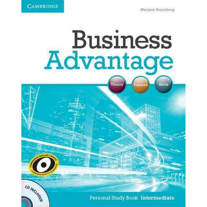 Business Advantage középfokú személyes tanulmányi könyv audio CD-vel, Marjorie Rosenberg