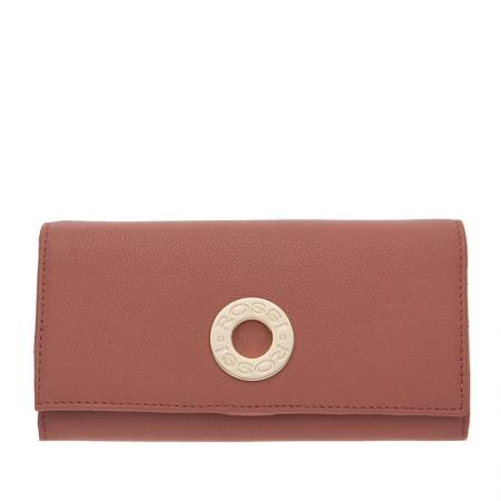 Portofel Rossi, RSL07111, Roz, Piele autentica